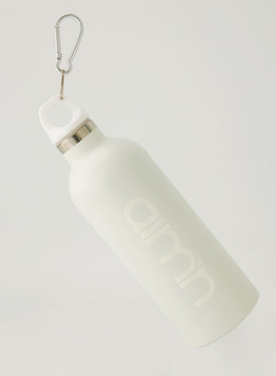 White Hydrate Water Bottle AIM'N